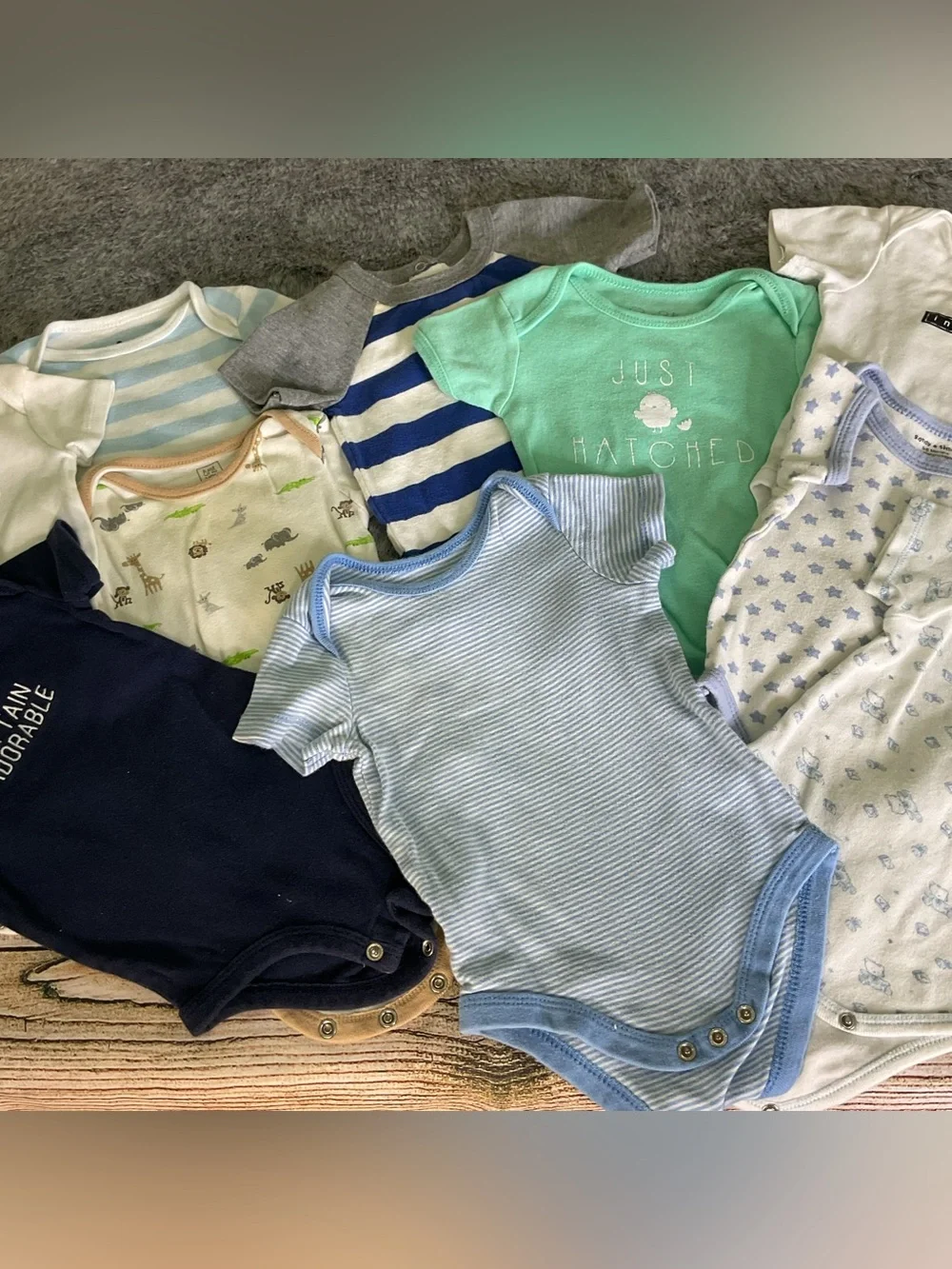 Baby Clothing Bundle Onesie Lot Size 3-6M